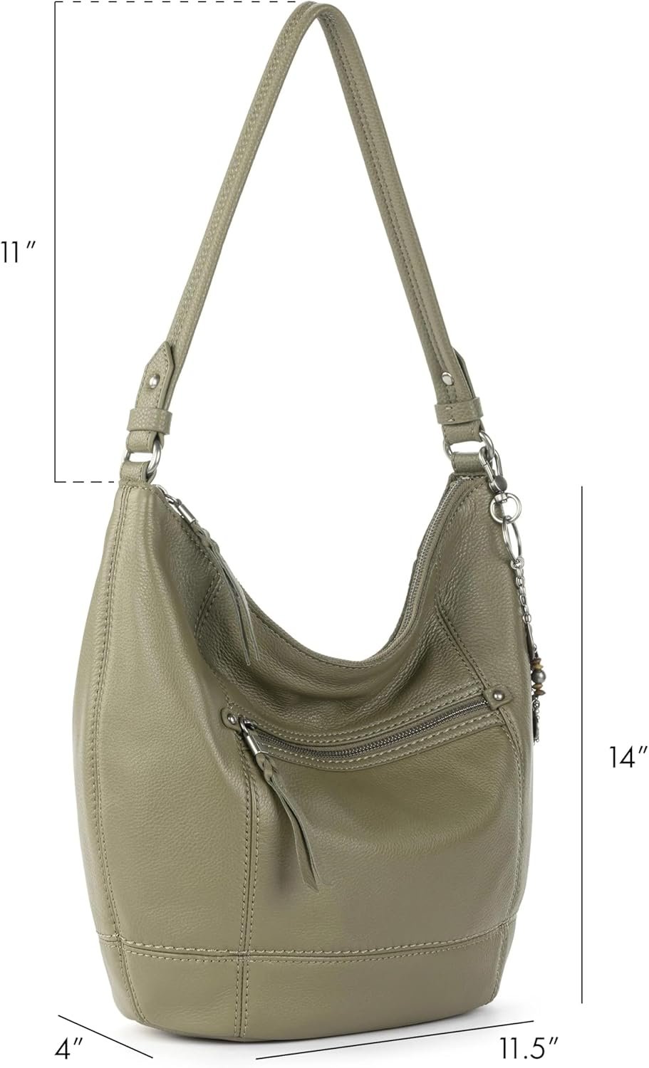 The Bag - Premium Large Leather Women Handbag for Everyday & Travel - Durable Purse With Zipper Pocket - Image 2