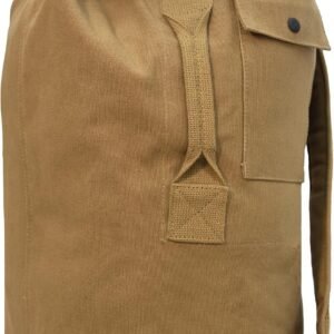 Medium Canvas Laptop Backpack for Women, Girls School Backpacks Vintage College Bookbag, Dark Green