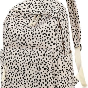 School Backpack for Teens Women Large Leopard Bookbag Lightweight 17 inch Laptop Bag for Girls Casual High School College Work
